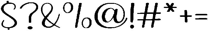 Sunday Handmade Regular otf (400) Font OTHER CHARS