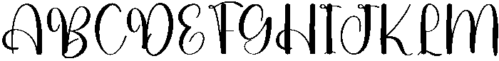 Sunday Handmade Regular otf (400) Font UPPERCASE