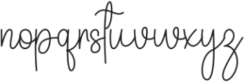 Sunday Holiday Regular otf (400) Font LOWERCASE