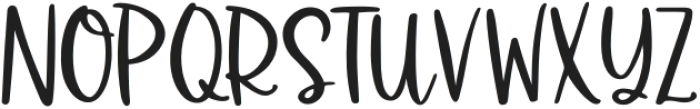 Sunday Letters Regular otf (400) Font UPPERCASE