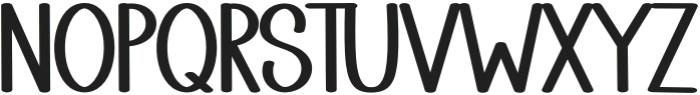 Sunday Minimalist Regular otf (400) Font UPPERCASE