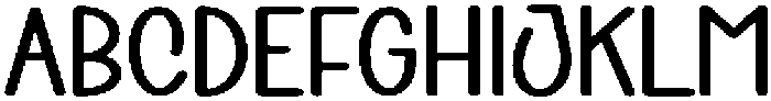 Sunday Morning Regular otf (400) Font UPPERCASE