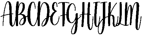Sunday Morning Regular otf (400) Font UPPERCASE