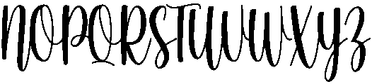 Sunday Morning Regular otf (400) Font UPPERCASE