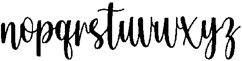 Sunday Morning Regular otf (400) Font LOWERCASE