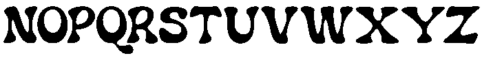 Sunday Morning Regular otf (400) Font UPPERCASE