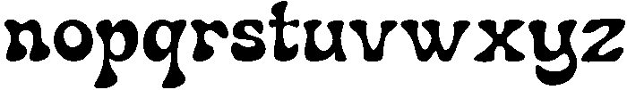 Sunday Morning Regular otf (400) Font LOWERCASE
