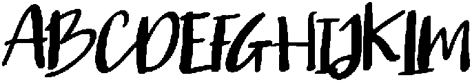 Sunday Morning Regular otf (400) Font UPPERCASE