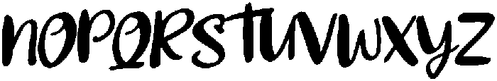 Sunday Morning Regular otf (400) Font UPPERCASE