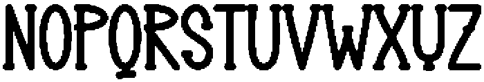 Sunday Morning Regular otf (400) Font UPPERCASE