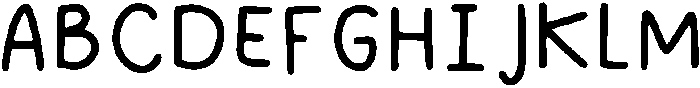 Sunday Morning Regular otf (400) Font UPPERCASE