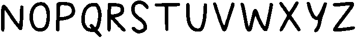 Sunday Morning Regular otf (400) Font UPPERCASE