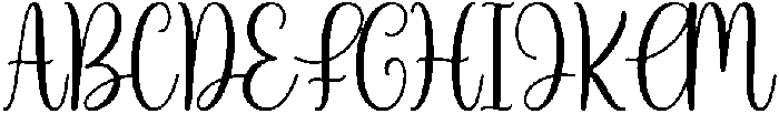 Sunday Morning otf (400) Font UPPERCASE