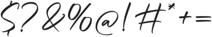 Sunday Rain Script otf (400) Font OTHER CHARS
