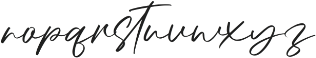 Sunday Rain Script otf (400) Font LOWERCASE