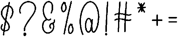 Sunday Rainbow Regular otf (400) Font OTHER CHARS