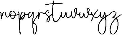 Sunday Regular otf (400) Font LOWERCASE