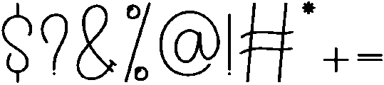 Sunday Regular otf (400) Font OTHER CHARS
