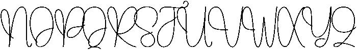Sunday Regular otf (400) Font UPPERCASE
