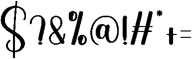 Sunday Regular otf (400) Font OTHER CHARS