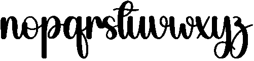 Sunday Regular otf (400) Font LOWERCASE
