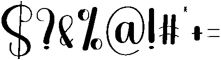 Sunday Regular otf (400) Font OTHER CHARS