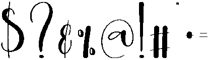 Sunday Regular otf (400) Font OTHER CHARS