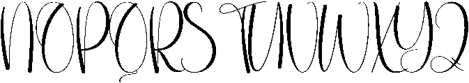 Sunday Regular otf (400) Font UPPERCASE