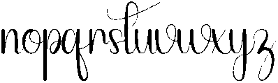 Sunday Regular otf (400) Font LOWERCASE