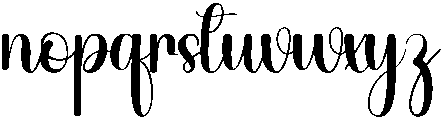 Sunday Regular otf (400) Font LOWERCASE