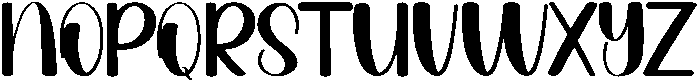 Sunday Regular otf (400) Font LOWERCASE