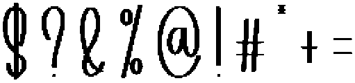 Sunday Regular otf (400) Font OTHER CHARS