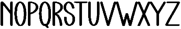 Sunday Regular otf (400) Font UPPERCASE