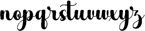 Sunday-Regular otf (400) Font LOWERCASE