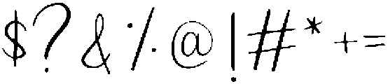 Sunday Regular otf (400) Font OTHER CHARS