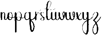 Sunday Regular otf (400) Font LOWERCASE