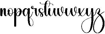 Sunday Regular otf (400) Font LOWERCASE