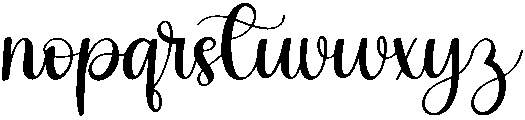 Sunday Regular otf (400) Font LOWERCASE
