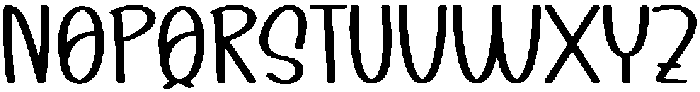 Sunday Summer Regular otf (400) Font LOWERCASE