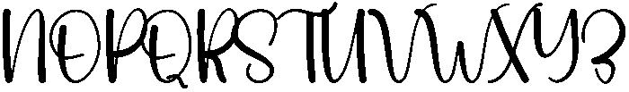 Sunday Vacation Regular otf (400) Font UPPERCASE