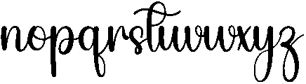 Sunday Vacation Regular otf (400) Font LOWERCASE