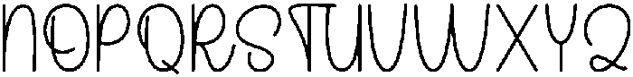Sunday Valentine Regular otf (400) Font UPPERCASE