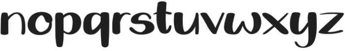 Sunday Vibe Regular otf (400) Font LOWERCASE