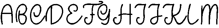 Sunday Winter Regular otf (400) Font UPPERCASE