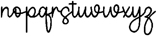 Sunday Winter Regular otf (400) Font LOWERCASE