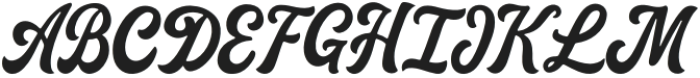 SundayCourt Regular otf (400) Font UPPERCASE