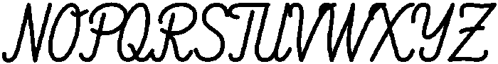 Sunderland Regular otf (400) Font UPPERCASE
