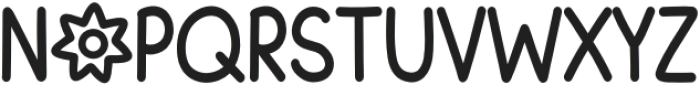 Sundrop Regular otf (400) Font UPPERCASE