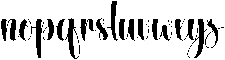 Sunflower Regular otf (400) Font LOWERCASE