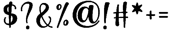 Sunflower Regular otf (400) Font OTHER CHARS
